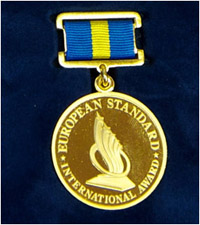 Медаль "EUROPEAN STANDART"
